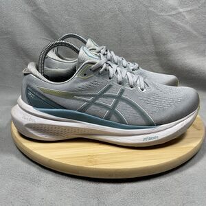 Asics Gel Kayano 30 Womens Size 9 Gray Blue Running Shoes Sneakers Athletic